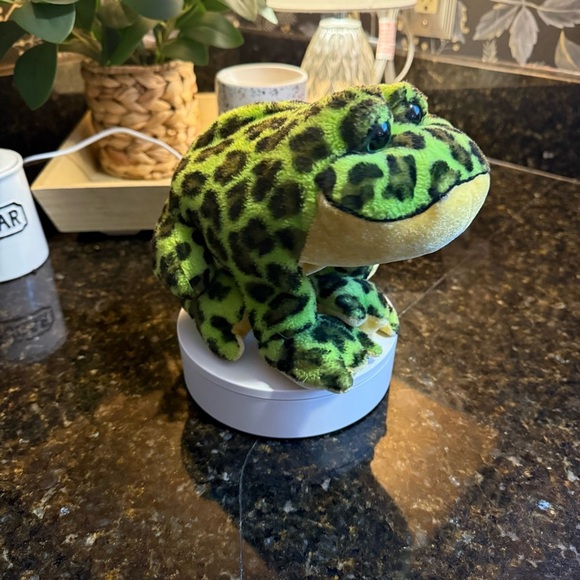 Webkinz Green Plush Frog Toy for Reptile Pets. Ganz - Picture 3 of 6